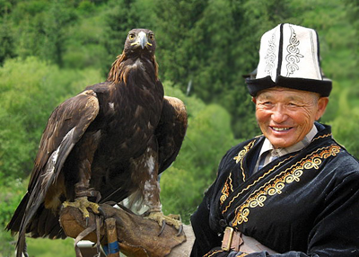 Eagle show, Kyrgyzstan